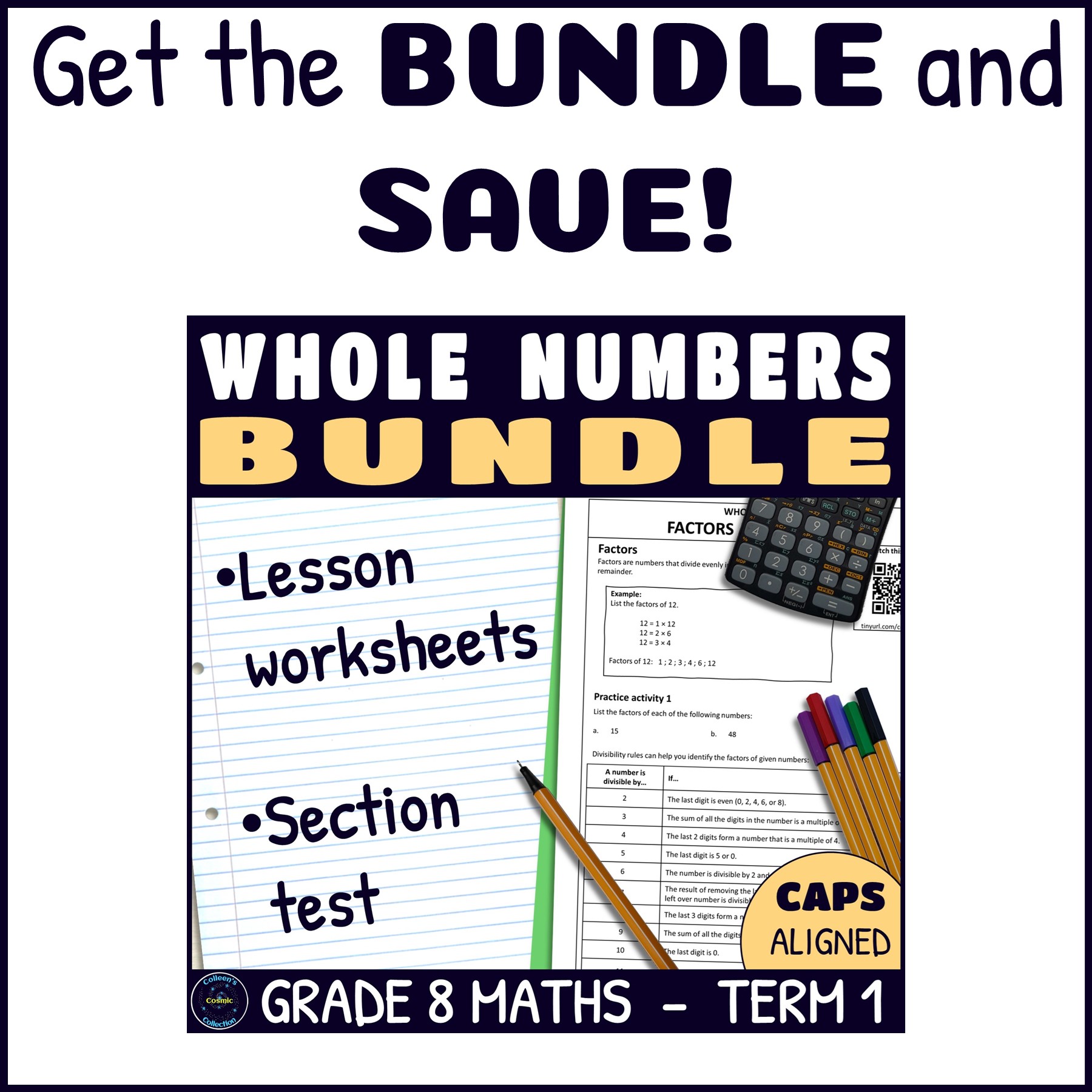 Properties of Whole Numbers - Grade 8 Maths Term 1 Lesson 3 CAPS - Image 6