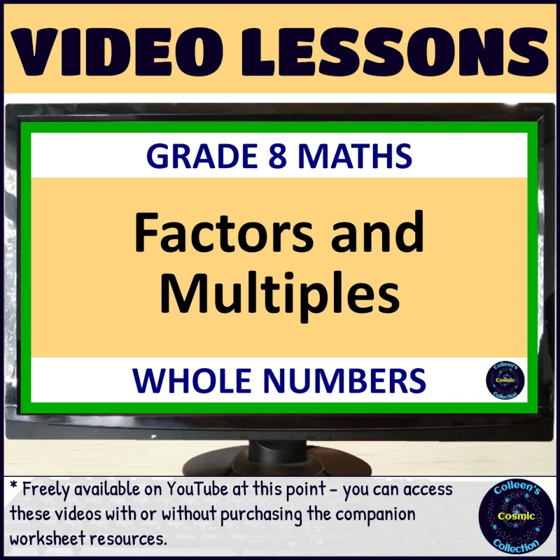 Grade 8 term 1 maths lessons and tests bundle video lessons