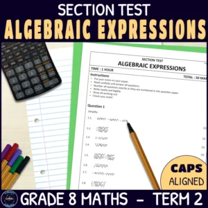 Algebraic Expressions Test