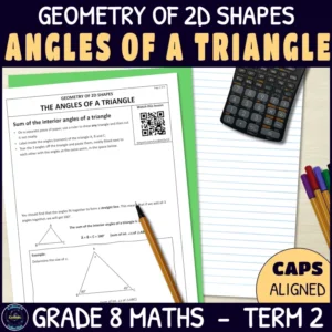 Angles in a Triangle lesson