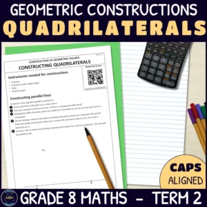 Constructing Quadrilaterals lesson