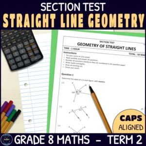 Geometry of Straight Lines Test