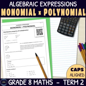 Multiplying Monomials by Polynomials lesson