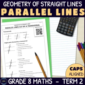 Parallel Lines Cut by a Transversal lesson