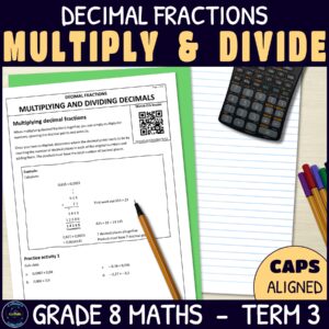 Multiplying and Dividing Decimal Fractions
