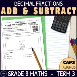 Adding and Subtracting Decimal Fractions