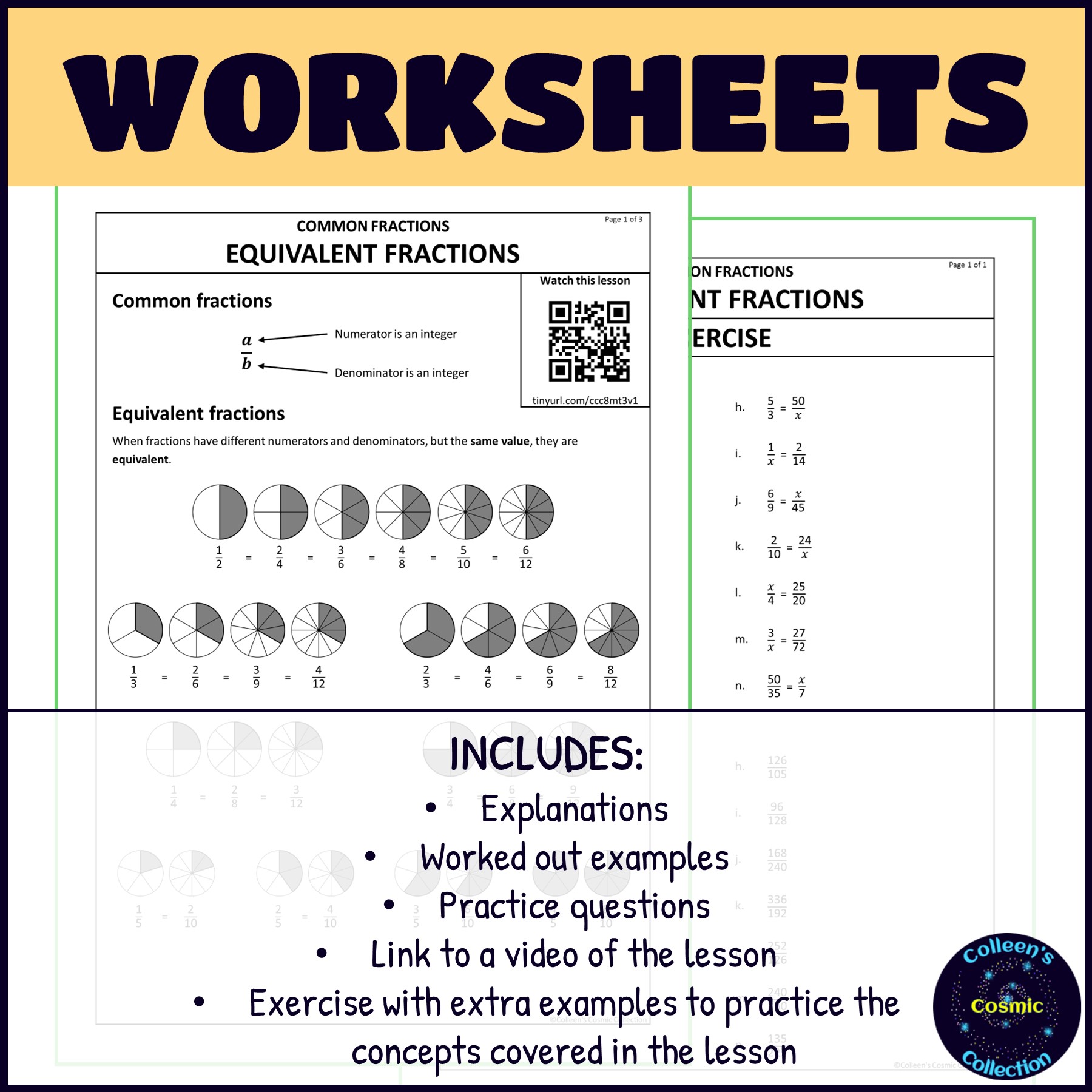Grade 8 term 3 maths lessons and tests bundle worksheets