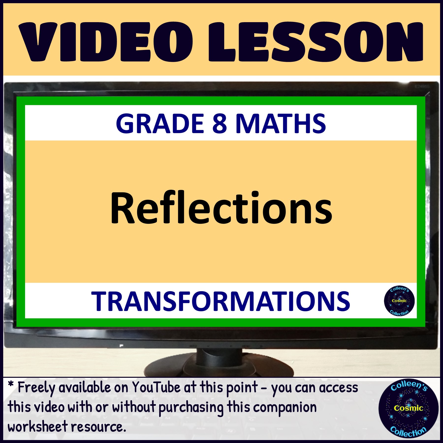 Reflections in Transformation Geometry video lesson