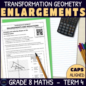 Enlargements and reductions in transformation geometry
