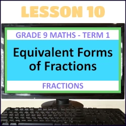 Equivalent Forms of Fractions video lesson