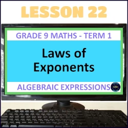 Simplifying Algebraic Expressions with Laws of Exponents video lesson