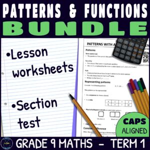 Grade 9 Maths Term 1 Patterns and Functions