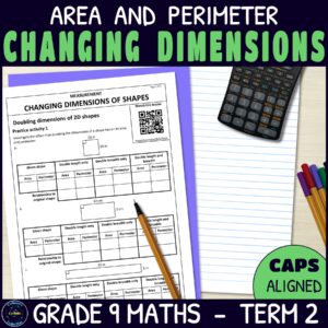 Area and Perimeter - Changing Dimensions