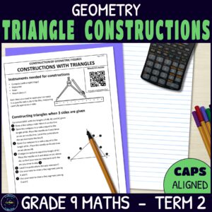 Constructions with Triangles