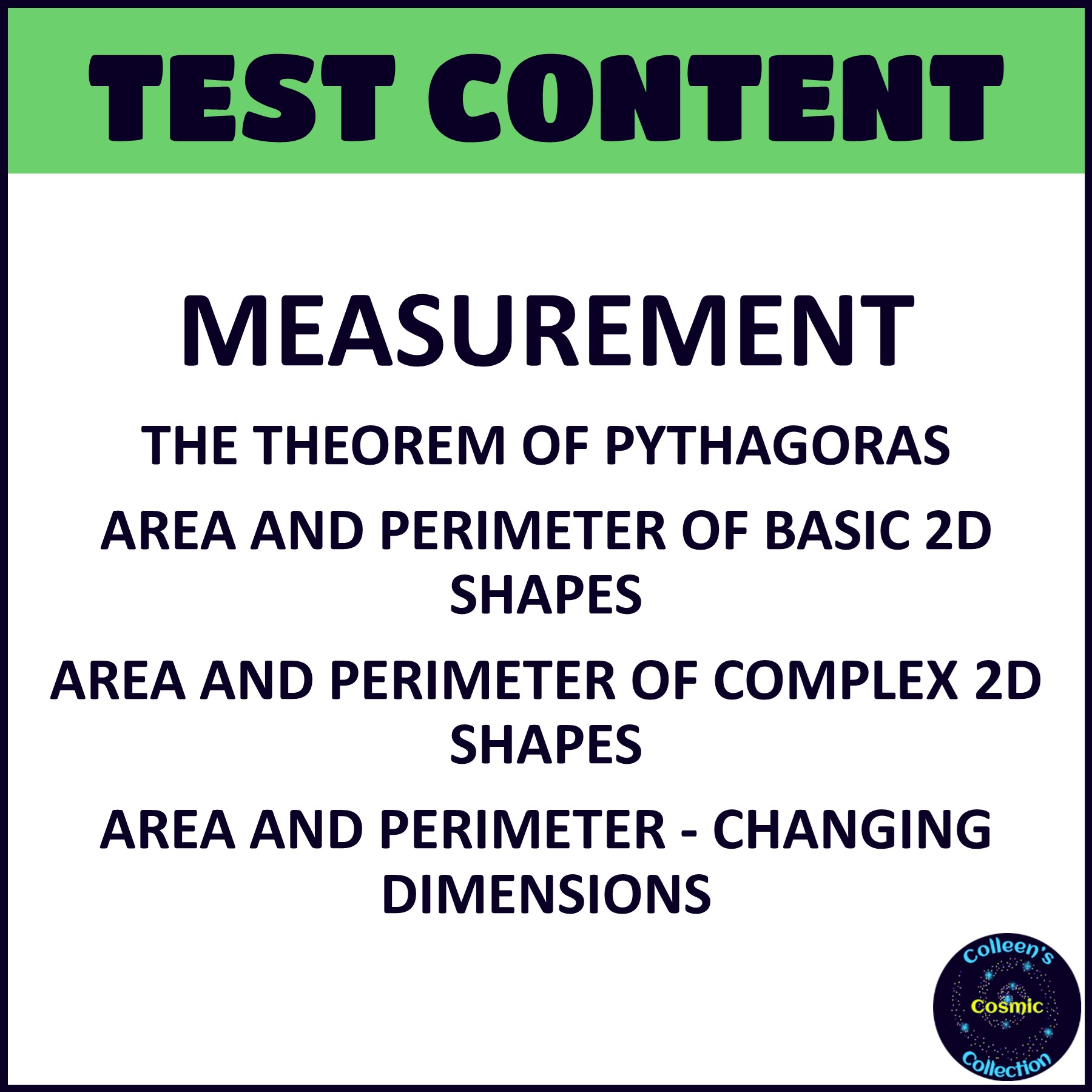 Measurement Test content