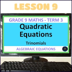 Quadratic Equations with Trinomials video lesson