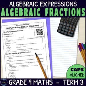 Simplifying Algebraic Fractions Using Factorisation