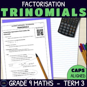 Factorising Trinomials