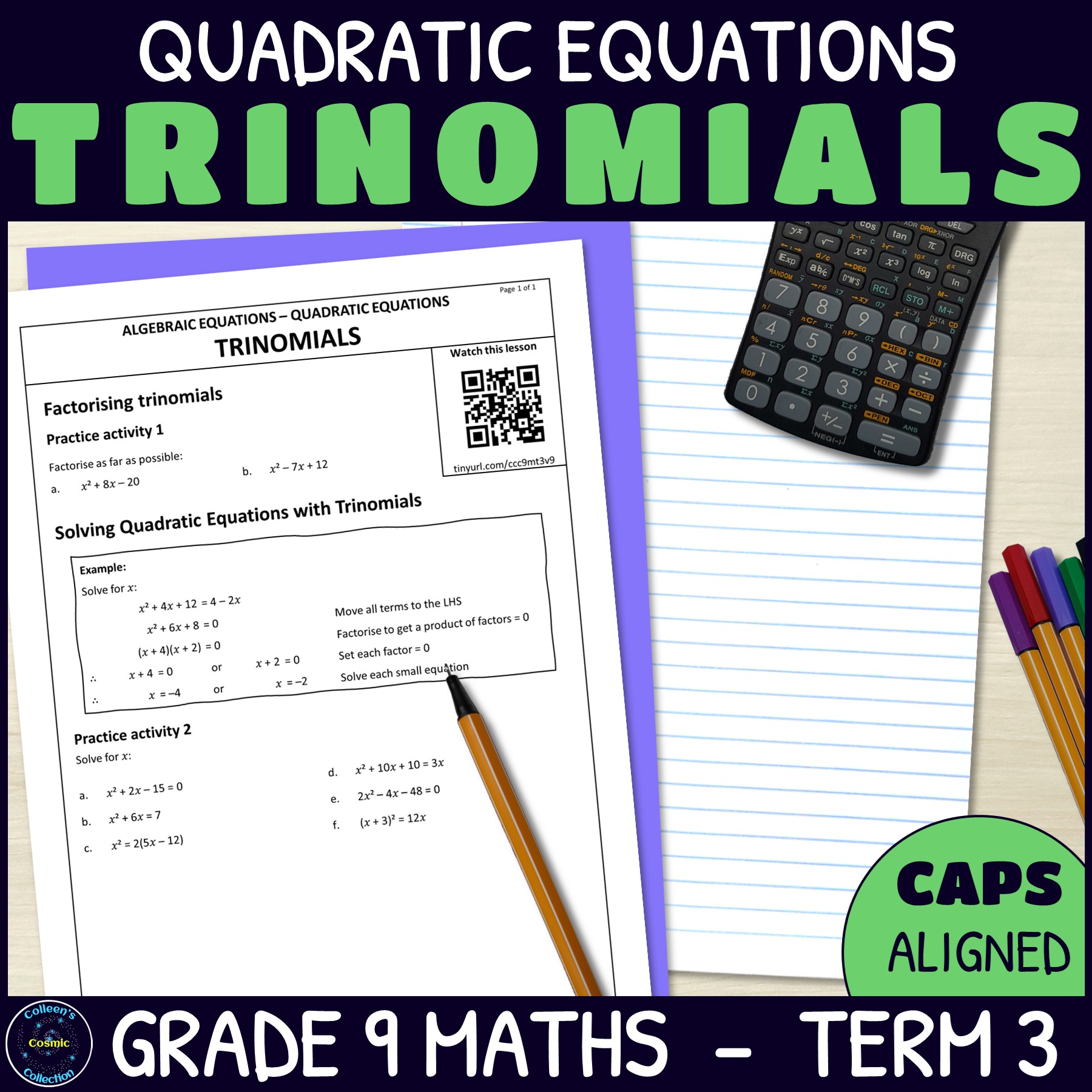 Quadratic Equations with Trinomials