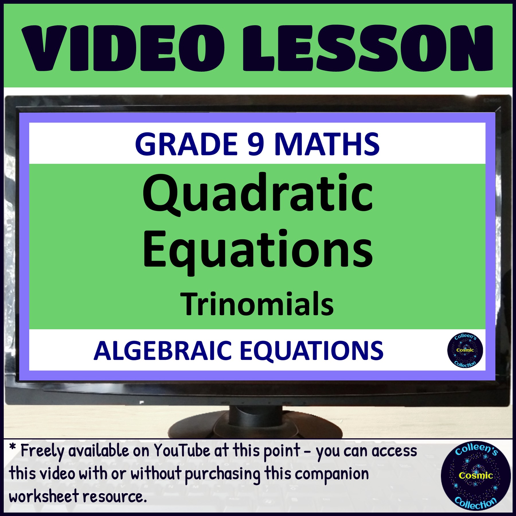 Quadratic Equations with Trinomials video lesson