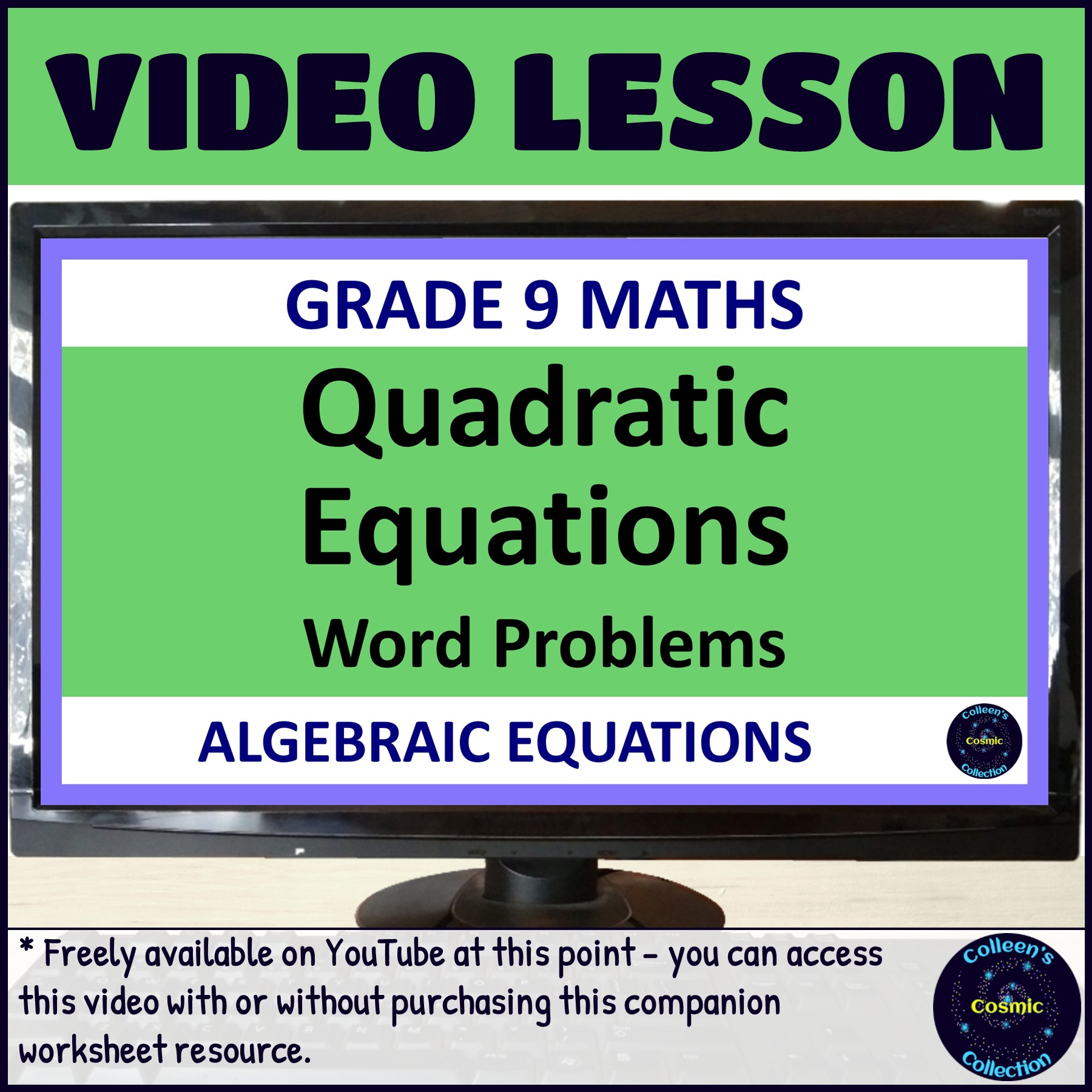 Word Problems with Quadratic Equations video lesson