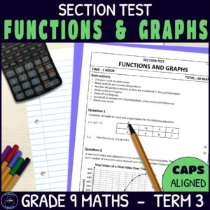 Functions and Graphs Test