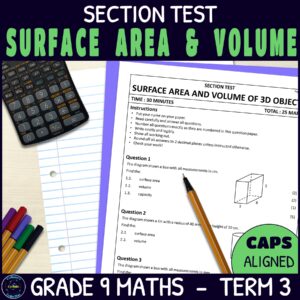 Volume and Surface Area Test