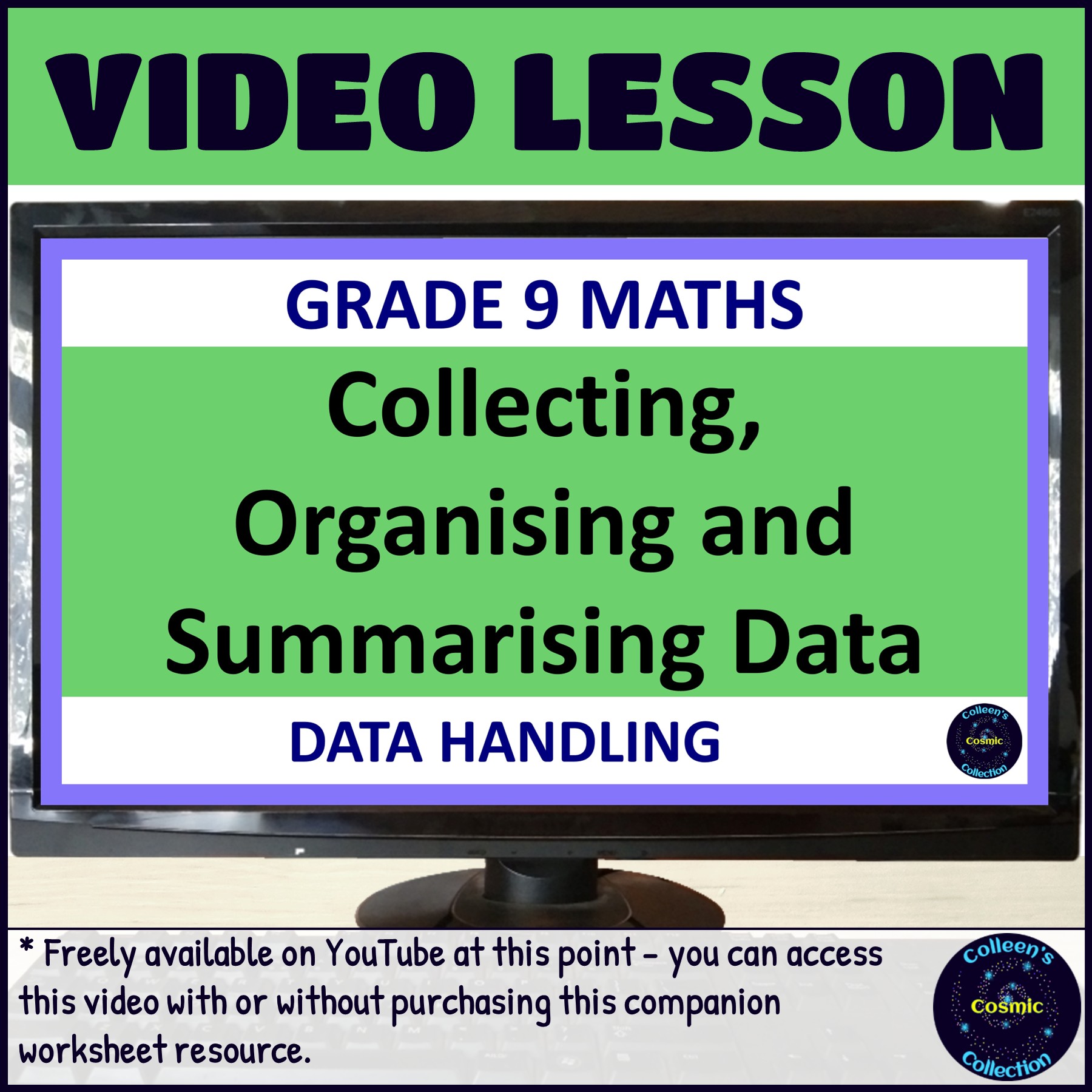 Collecting, Organising and Summarising Data video lesson